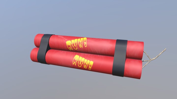 Dynamite 3D Model