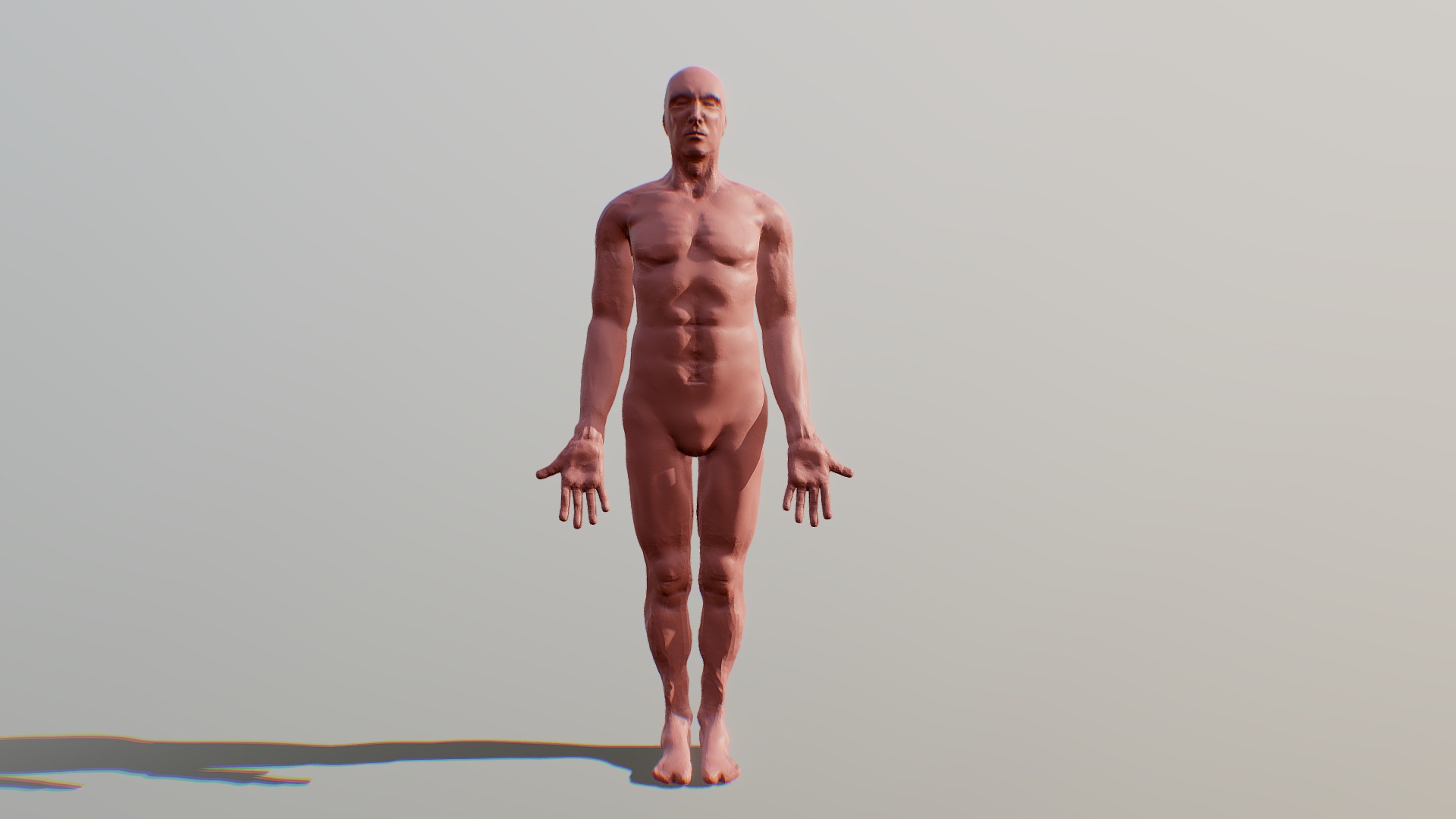 3D Forms Neutral Pose Sculpt test