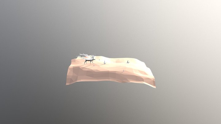 The Curious Deer 3D Model