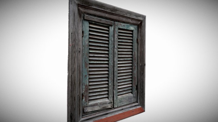 Vintage Window_1 3D Model