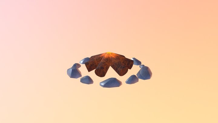 Fire camp 3D Model