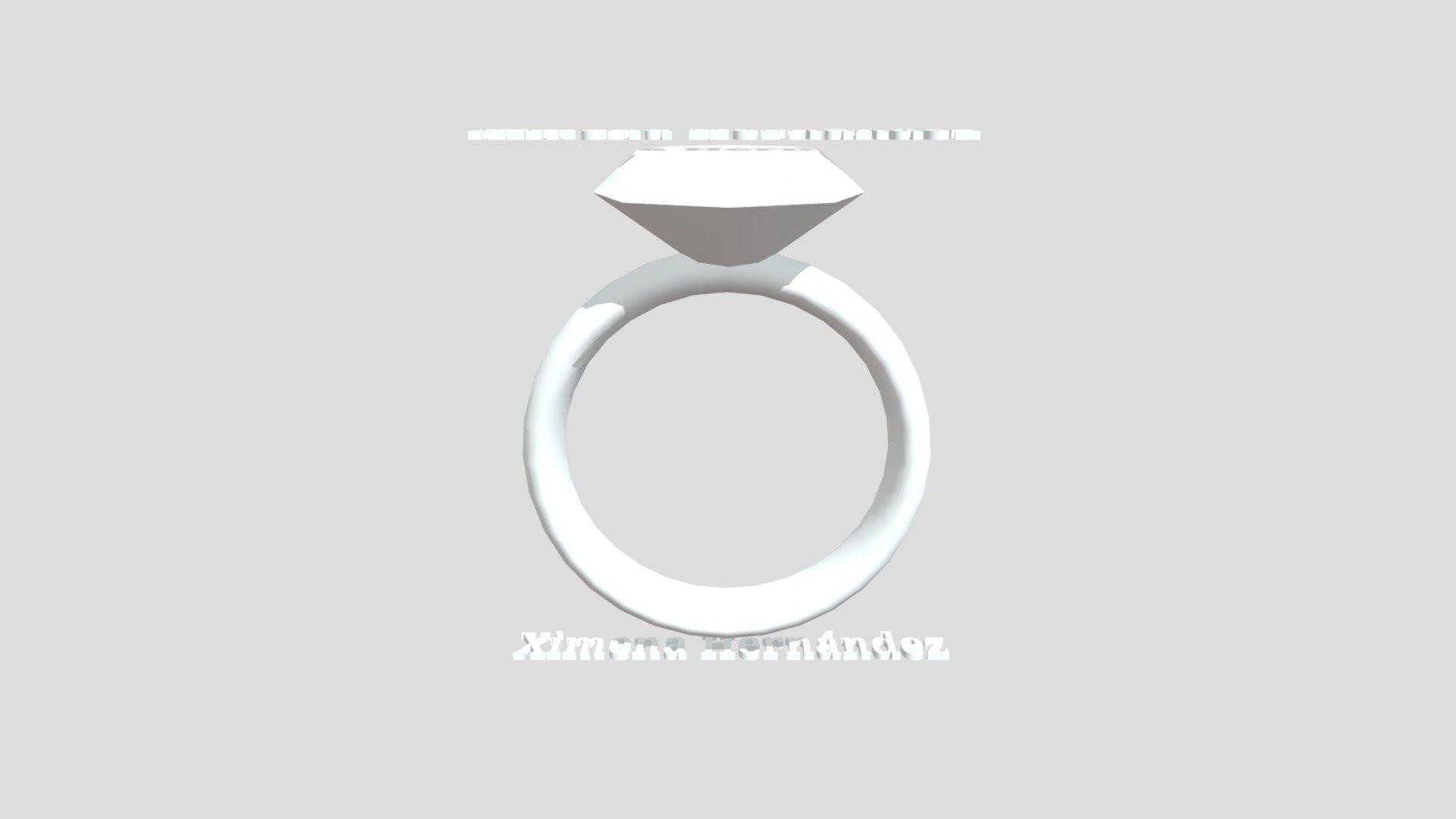 Diamond Ring - 3D Model By Ximena_2611 [06732a3] - Sketchfab