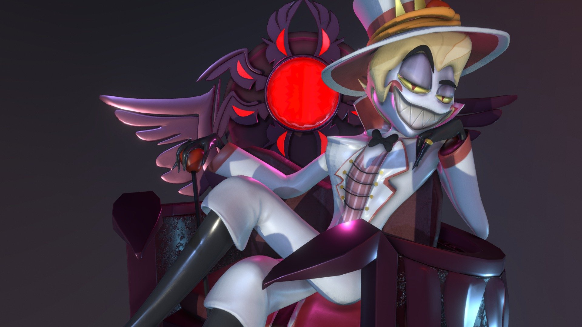 Lucifer from Hazbin Hotel - 3D model by daisyshot (@daisyshot) [0674689]