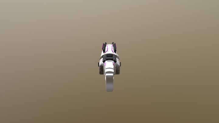 Plasma rifle 3D Model