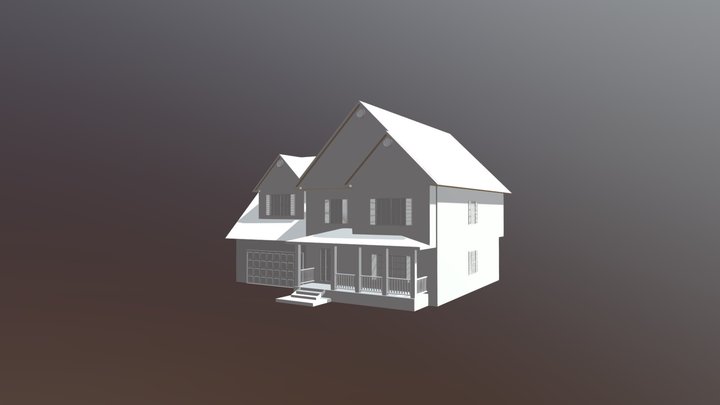 Course Work: Model a House 3D Model