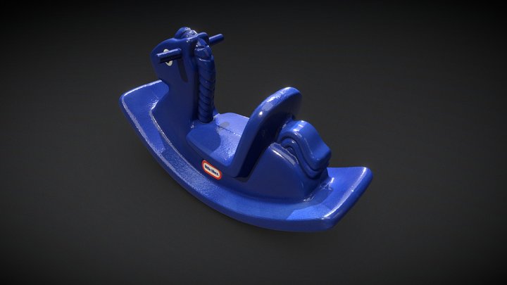 Little Tikes Rocking Horse 3D Model