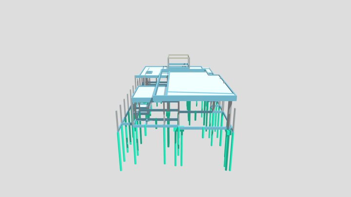 3D ESTRUTURAL - WILLIAN E BETANIA  11D 3D Model