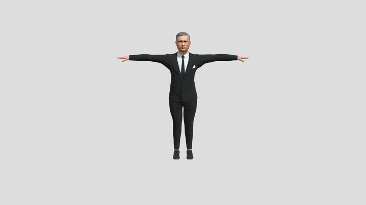 Vladimir Poetin 3D Model