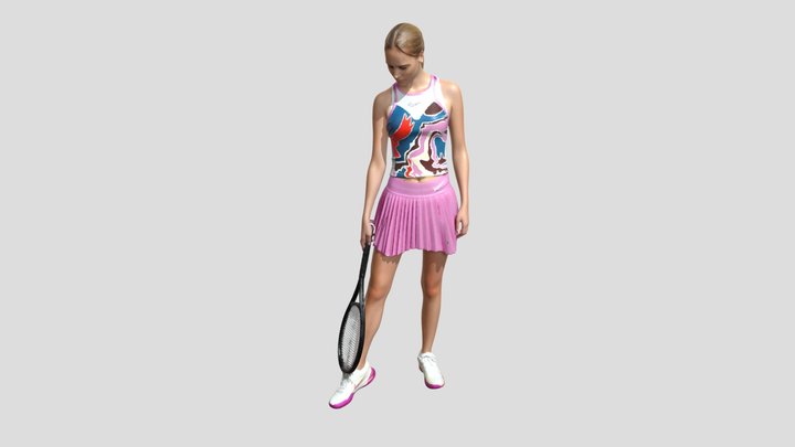 WOMEN'S TENNIS 3D Model