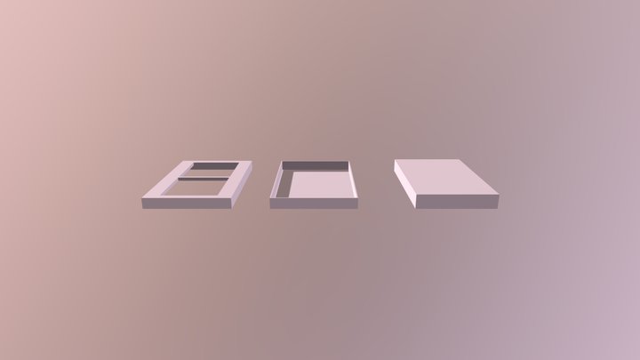 Lådan 3D Nr2 3modell 3D Model