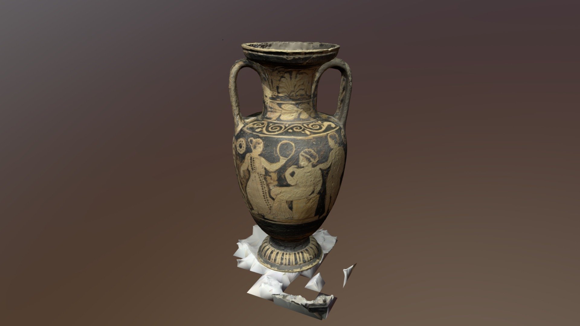 Vazo (Muzeu Kombetar) - 3D model by Mediamix [0678f8a] - Sketchfab