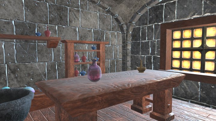Potion Shop 3D Model