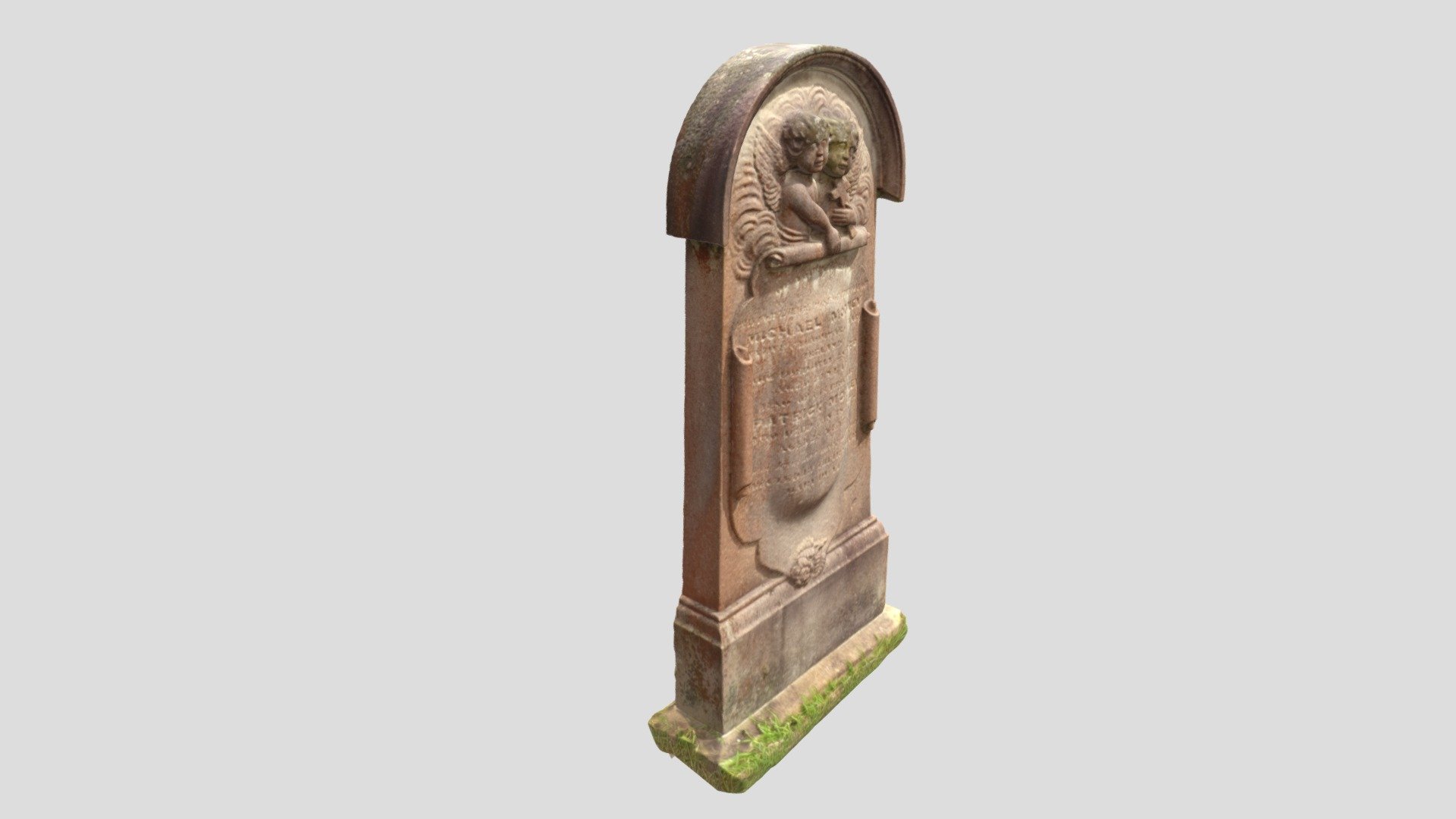 Carved headstone - Rookwood Cemetery  Sydney.