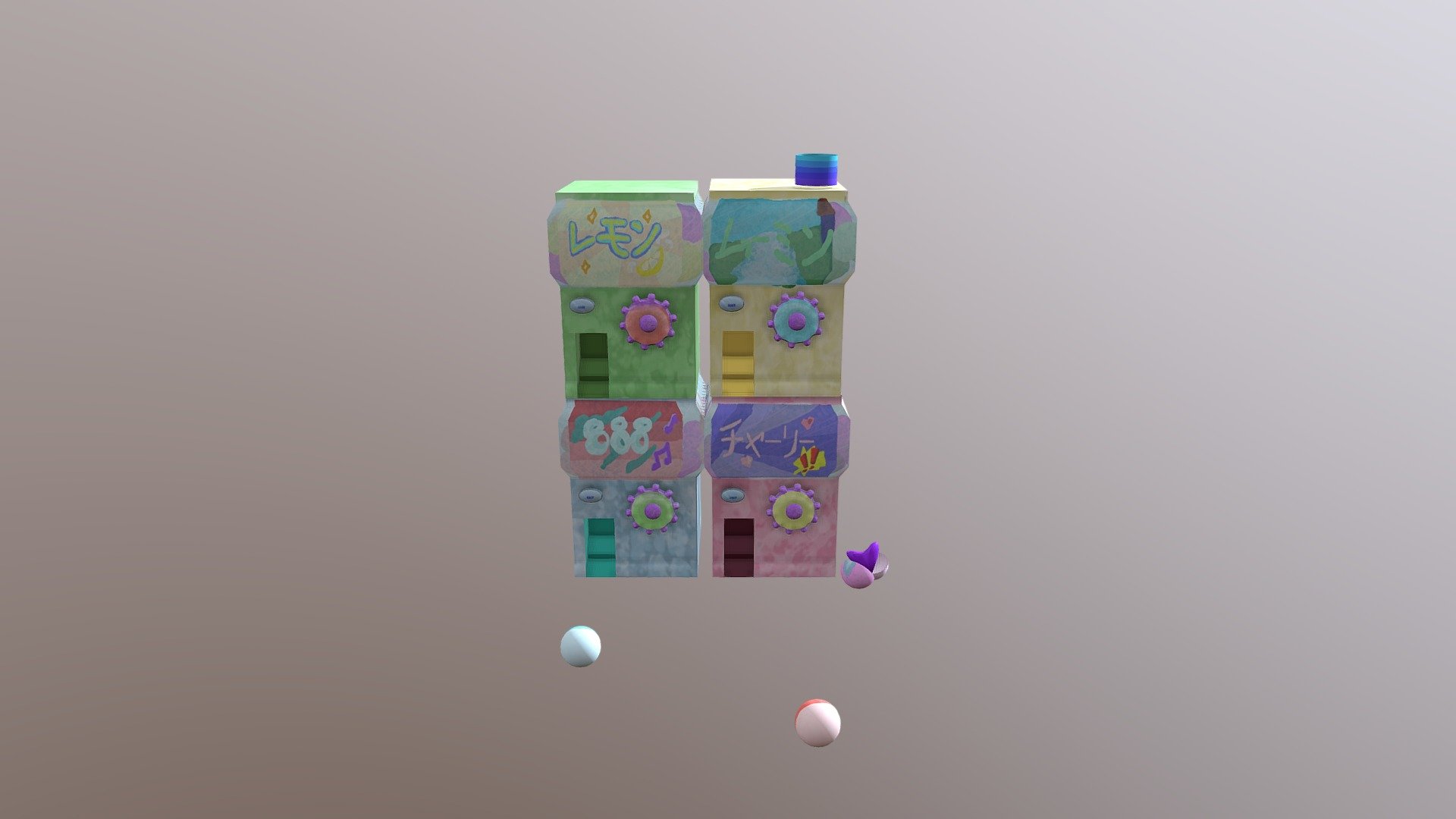 Vending Machine Gacha - 3D model by OnyxSonyx [0679aff] - Sketchfab