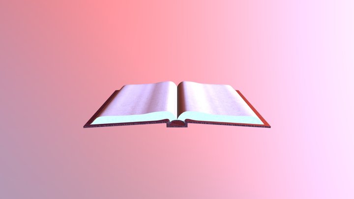 Book (Textured) 3D Model