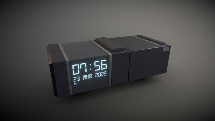Alarm Clock (Game Prop) 3D Model