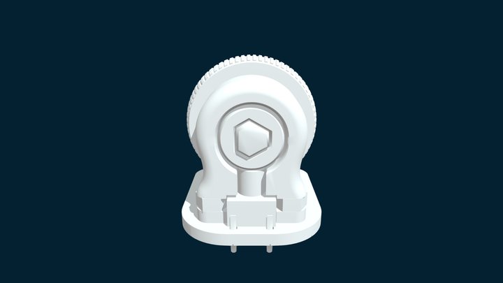 1U Wheel Encoder THQWGD001C 3D Model