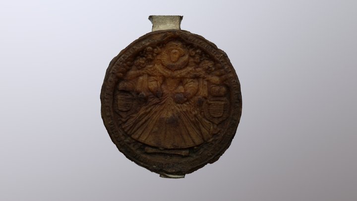 The Great Seal of Queen Elizabeth I 3D Model