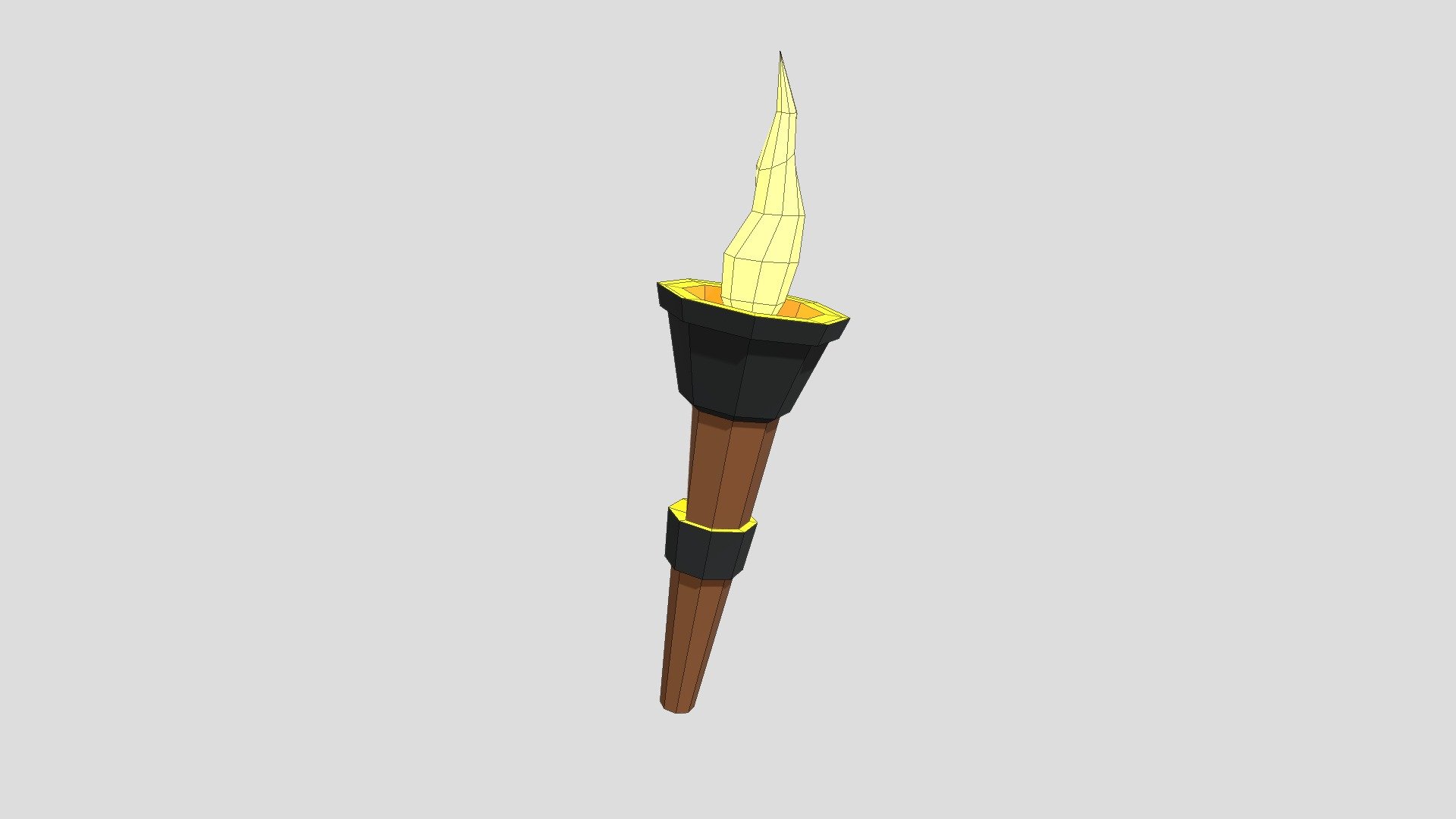 Dungeons Torch For Your Scene 3D model by Paulo.Ferr 3D (Paulo.Ferr