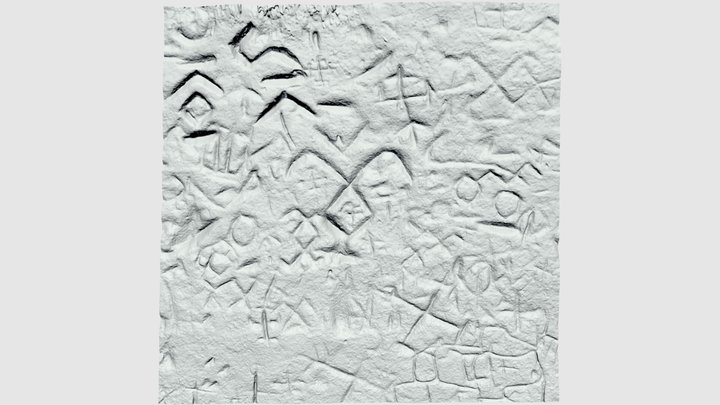 ヴィルタカ岩　展示用 3D Model