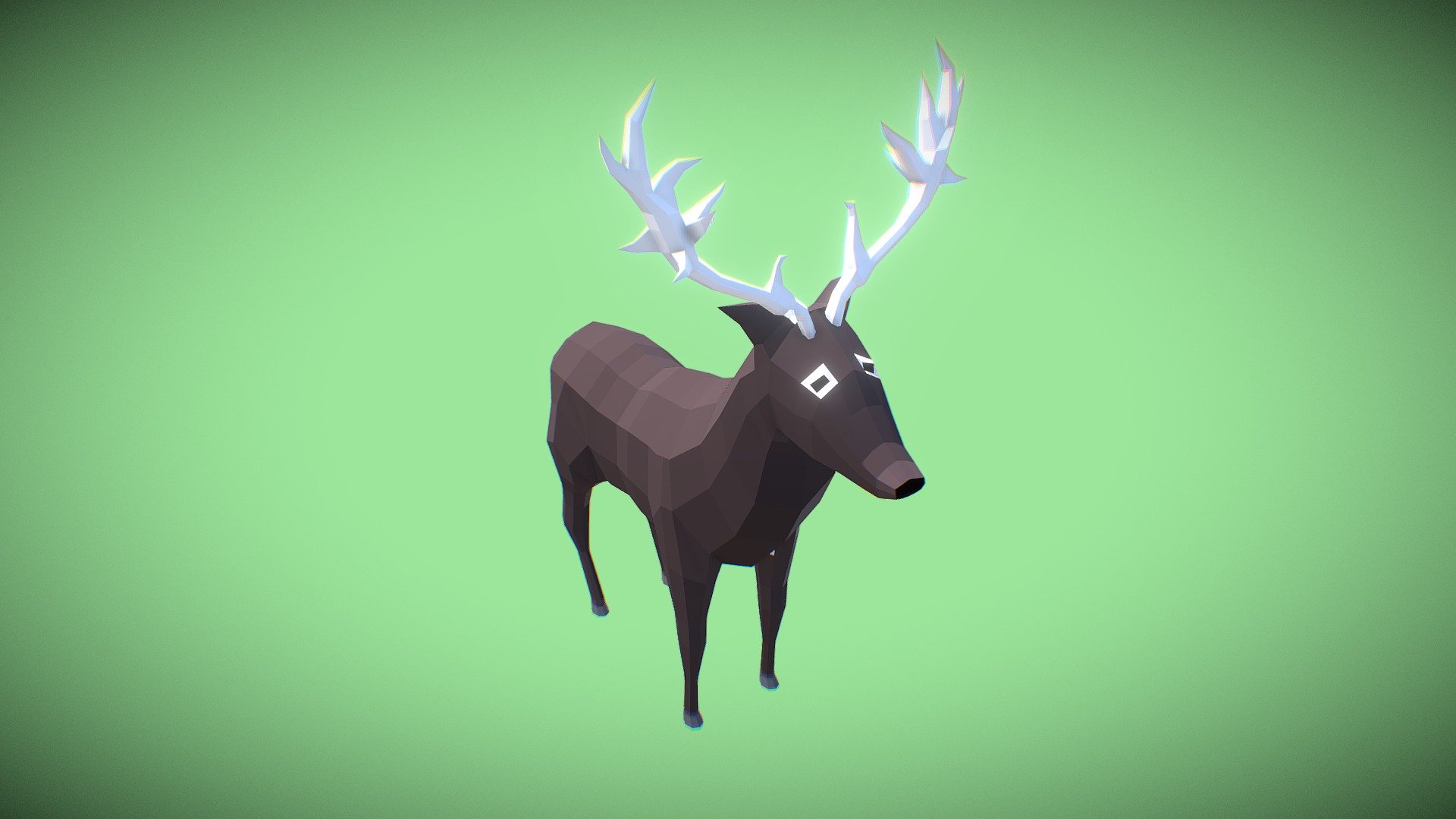 Venado Lowpoly - Lowpoly Deer - 3D model by Thojad Art (@thojad ...