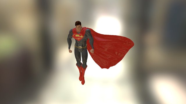 Superman 3D Model