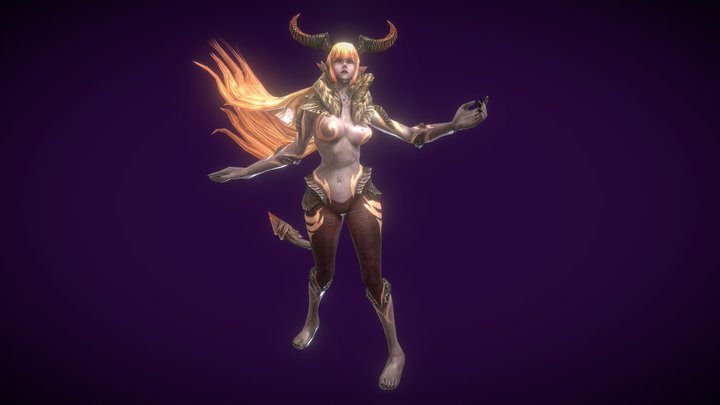 Succubus > Fantasy 3D Model