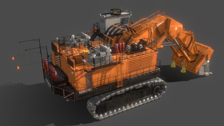 Hitachi EX8000 3D Model