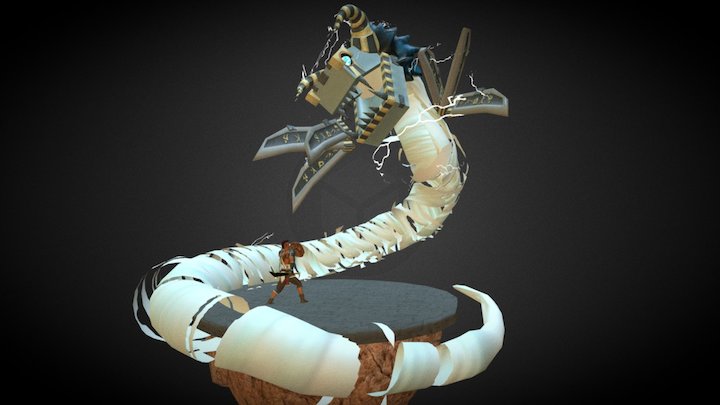 Yin x Haru'kane - Deus Elemental do Trovão 3D Model