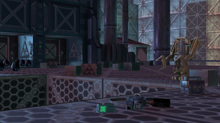 Hidden Treasure - Aliens Final Scene - s4002810 3D Model