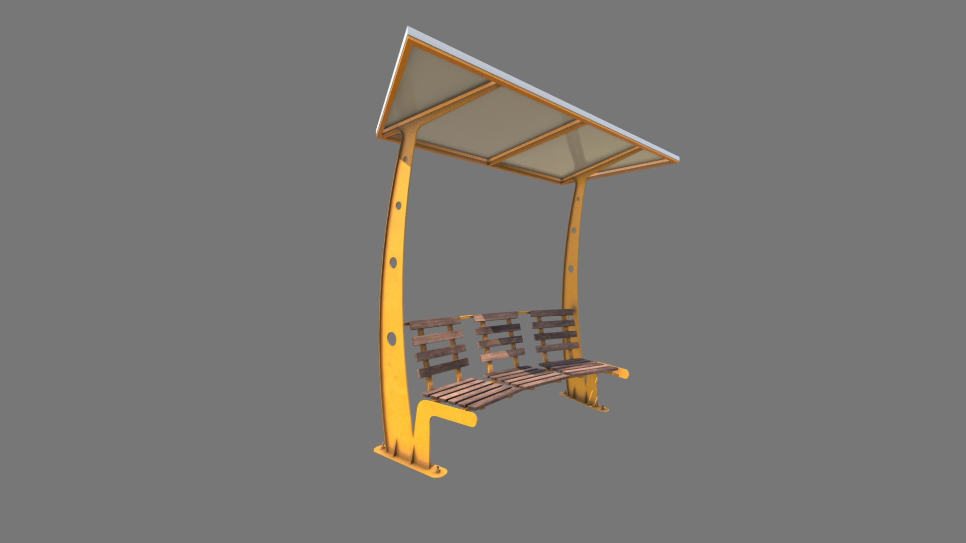 3D model park  bench - This is a 3D model of the park  bench. The 3D model is about diagram.