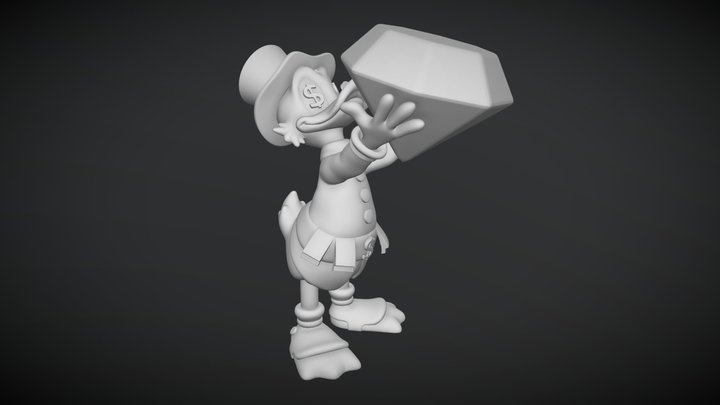 Scrooge McDuck 3D Model