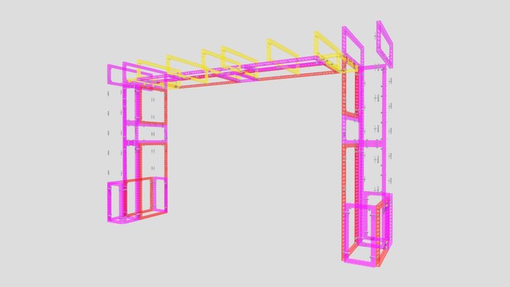 CES LED Archway 3D Model