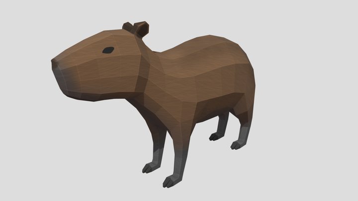 Capybara 3D Model
