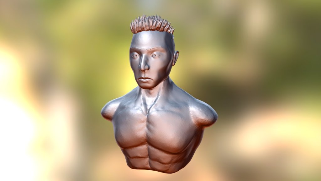 SculptJanuary#10 Man