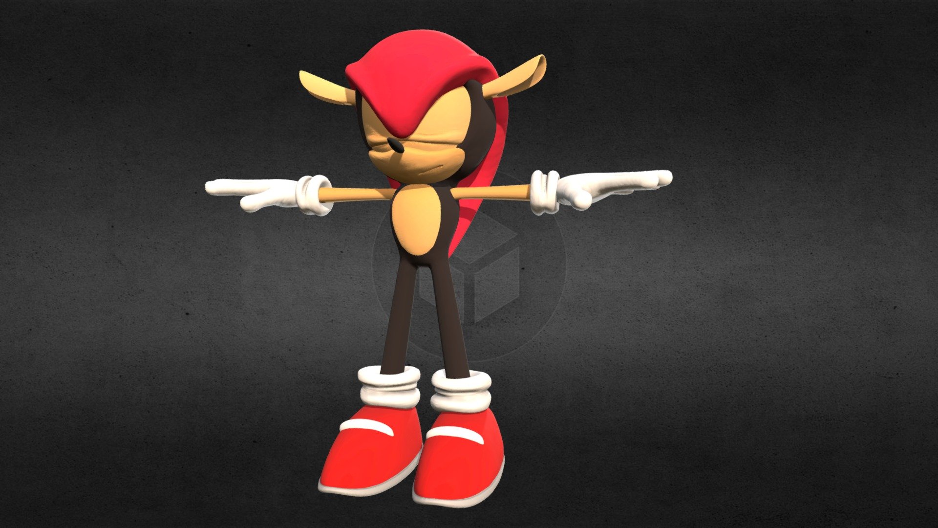 Mighty the Armadillo - 3D model by Spex130 (@spex130) [f4a7eb7]