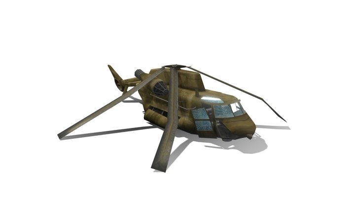 Cargobob Helicrash 3D Model
