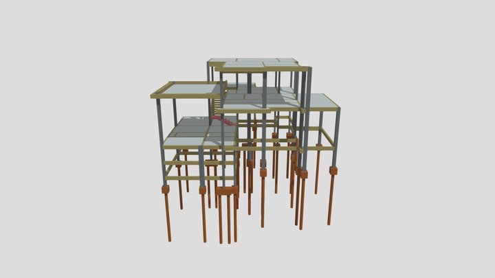 Estrutural Casa de Campo 3D Model