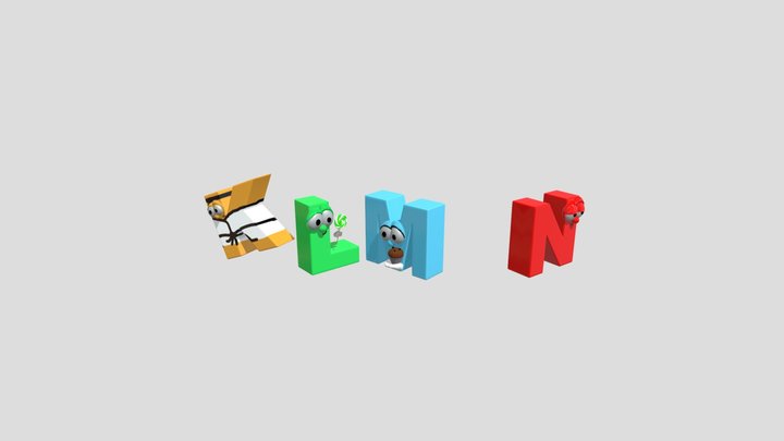 Letter Factory 4 (VeggieTales) 3D Model