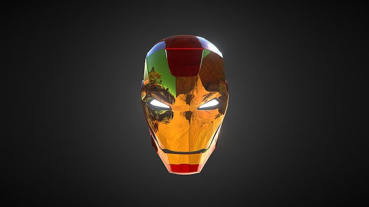 Ironman Helmet 3D Model