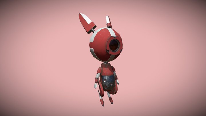 Conejito robot 3D Model