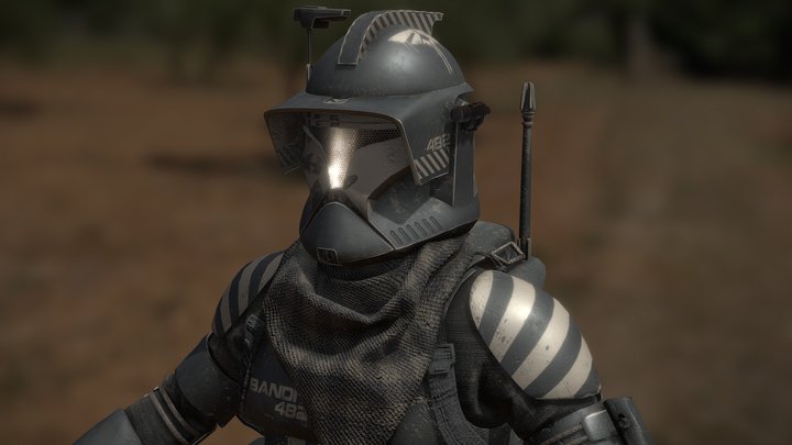 Bandit Desert Clone Trooper 3D Model