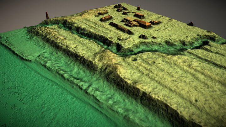 Tromeļa pils - viduslaiku nocietinājuma vieta – Gratis 3D-model STL