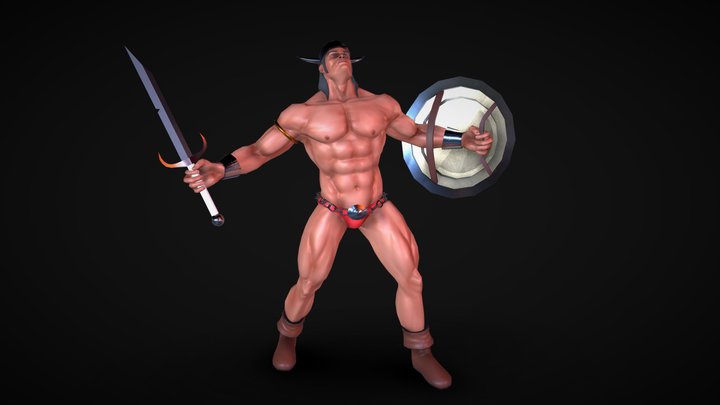 Conan Fan Art 3D Model