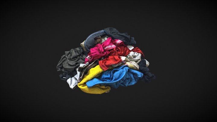 Pile of Clothes 3D Model