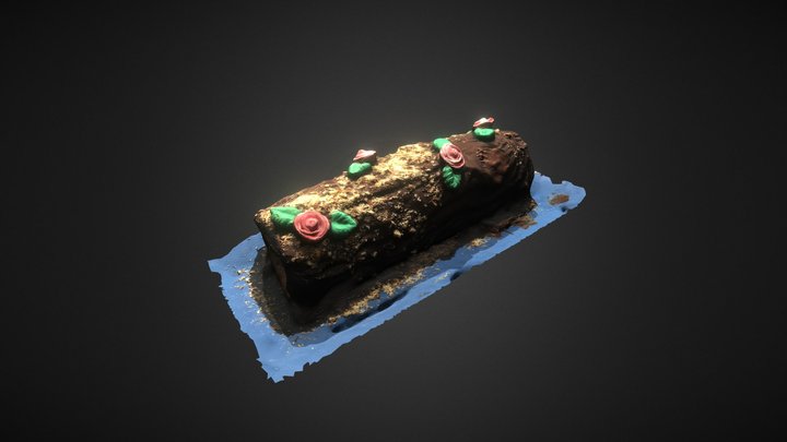 Christmas cake 3D Model