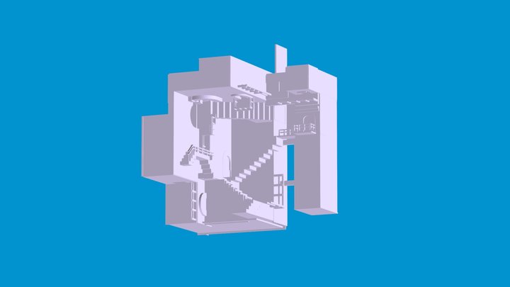 Escadarias De Escher 3D Model