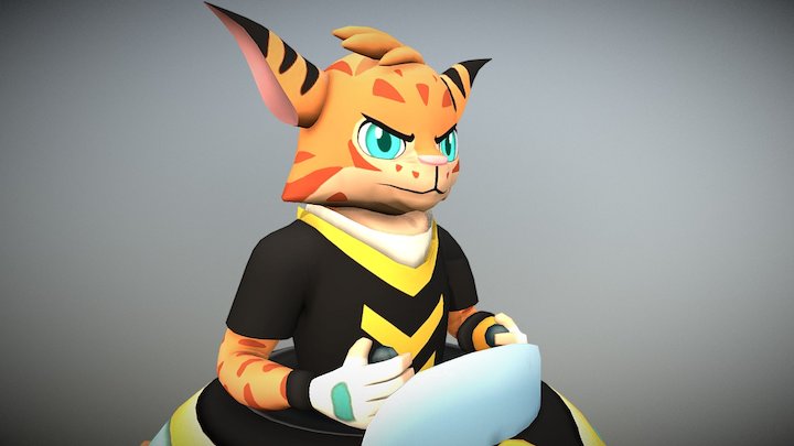 Furious Bounce - Character 3D Model