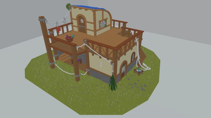 Harbour House 3D Model