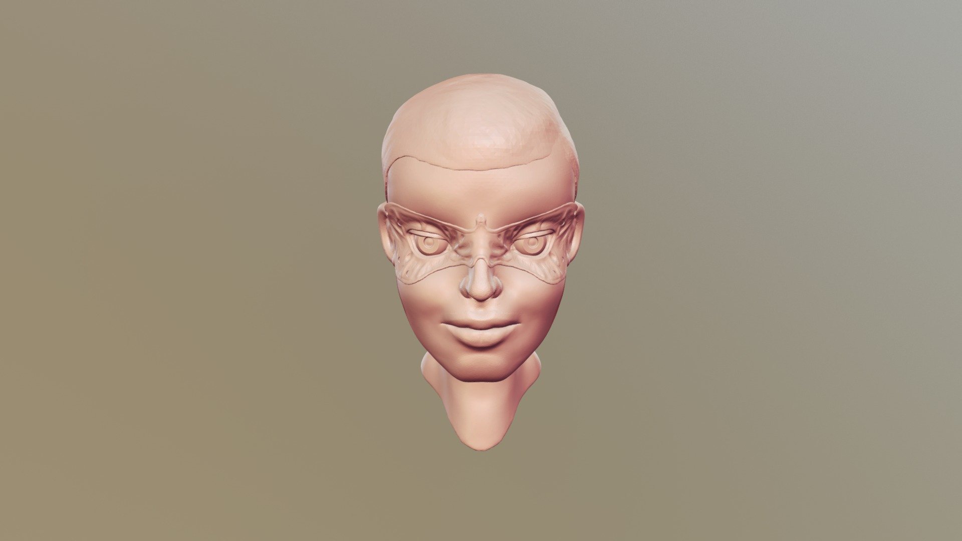 SculptJanuary Day 02 | Mask